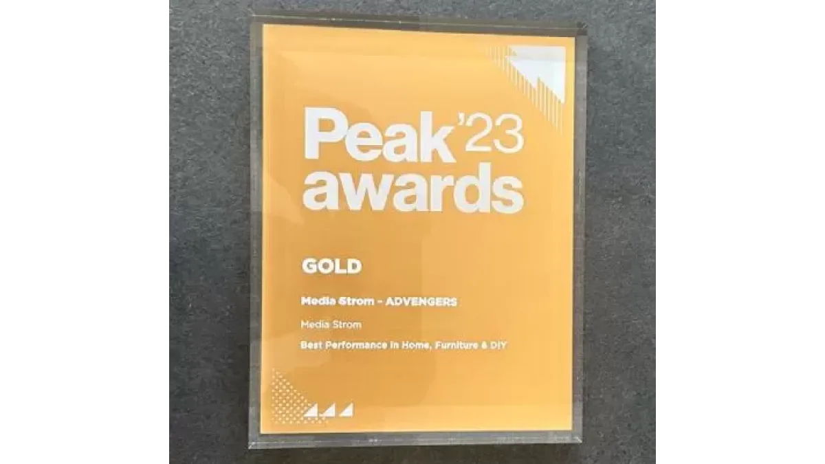 GOLD βραβείο στα Peak Performance Awards για τη Media Strom